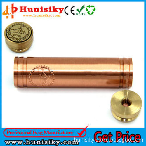 High Quality E Cig Mechanical Mod Copper Vanilla, 1:1 Clone
